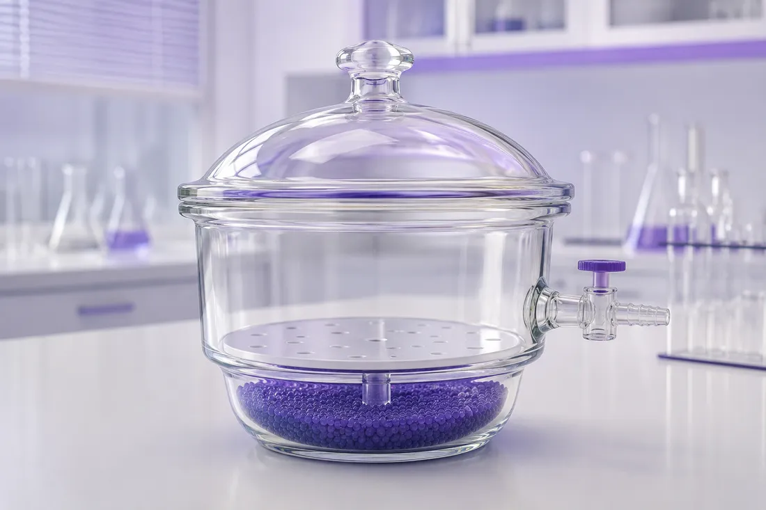 Desikator - laboratorieutstyr i kjemi, biologi og fysikk | ifingo