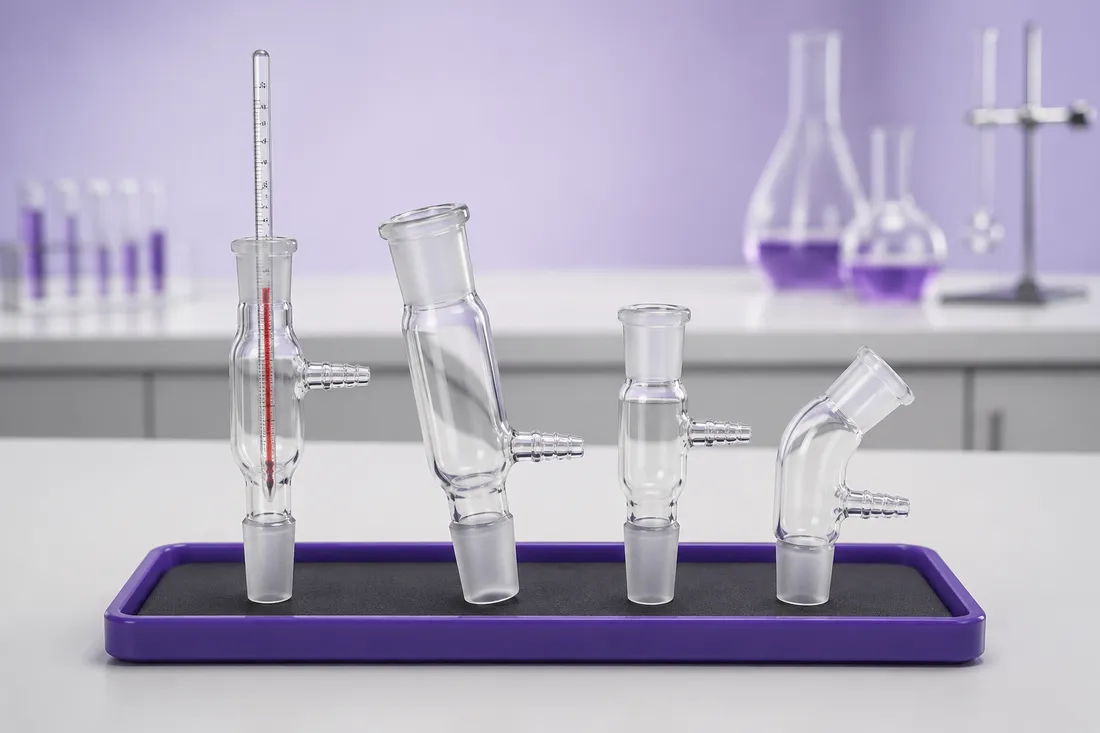 Destillasjonsadaptere - laboratorieutstyr i kjemi, biologi og fysikk | ifingo