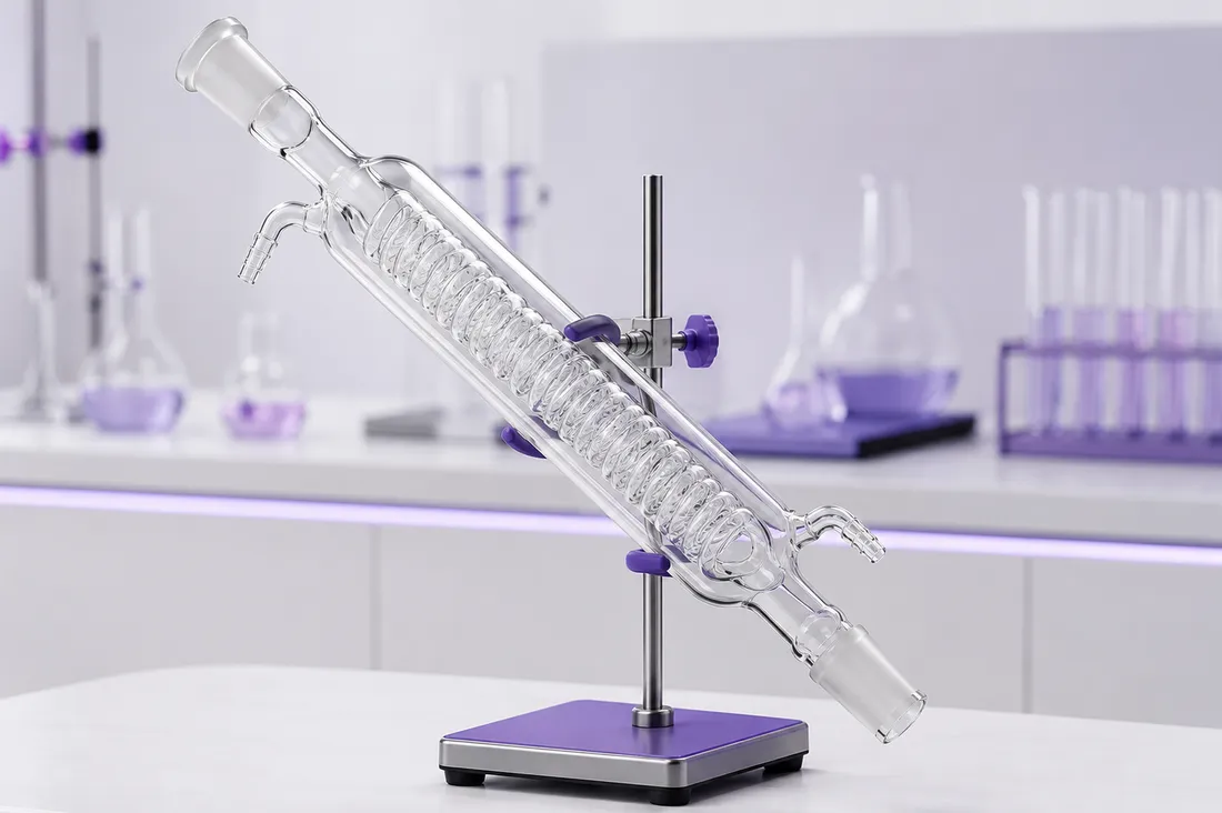 Dimrothkjøler - laboratorieutstyr i kjemi, biologi og fysikk | ifingo