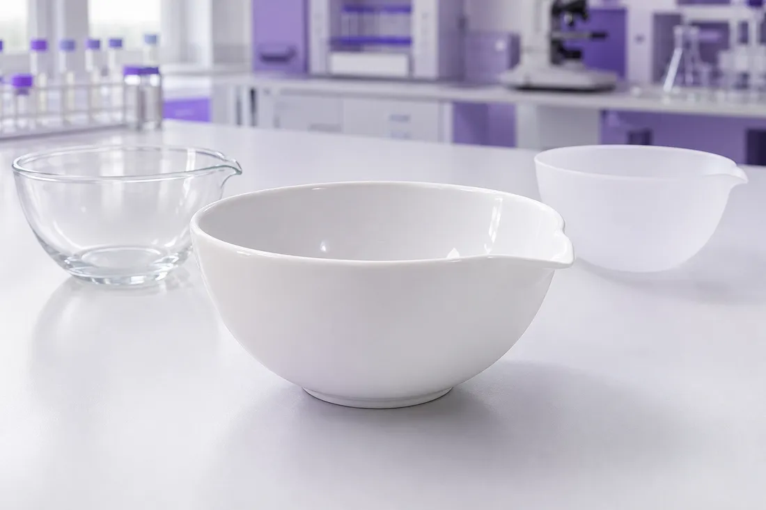 Fordampningsskål - laboratorieutstyr i kjemi, biologi og fysikk | ifingo