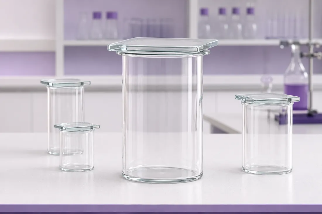 Gassglass - laboratorieutstyr i kjemi, biologi og fysikk | ifingo