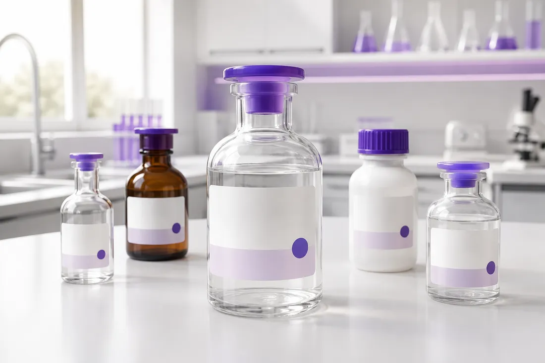 Reagensflaske - laboratorieutstyr i kjemi, biologi og fysikk | ifingo
