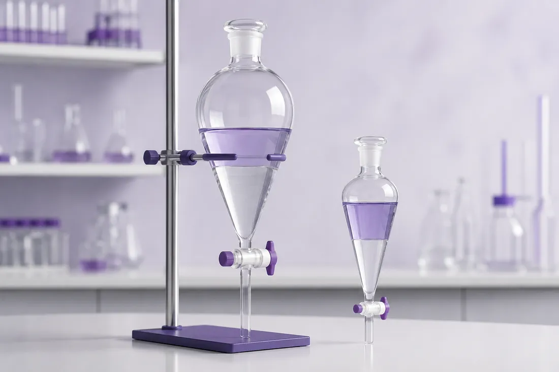 Skilletrakt - laboratorieutstyr i kjemi, biologi og fysikk | ifingo