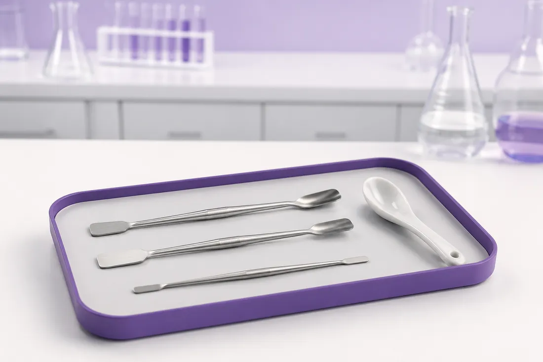 Spatel og skje - laboratorieutstyr i kjemi, biologi og fysikk | ifingo